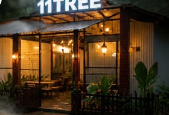 The seating at 11Tree Cafe